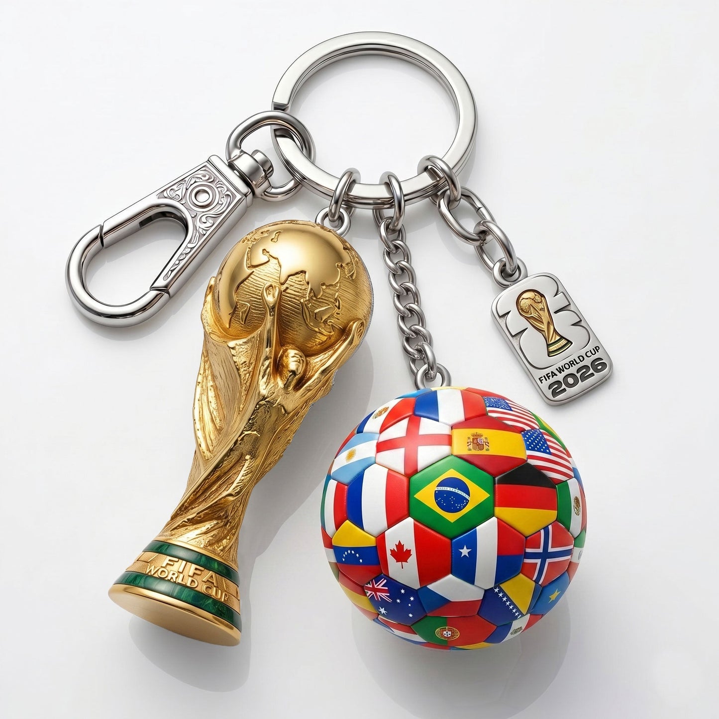 💥If you don't buy it now, the World Cup will be over!💥🏆World Cup 2026 Keychain