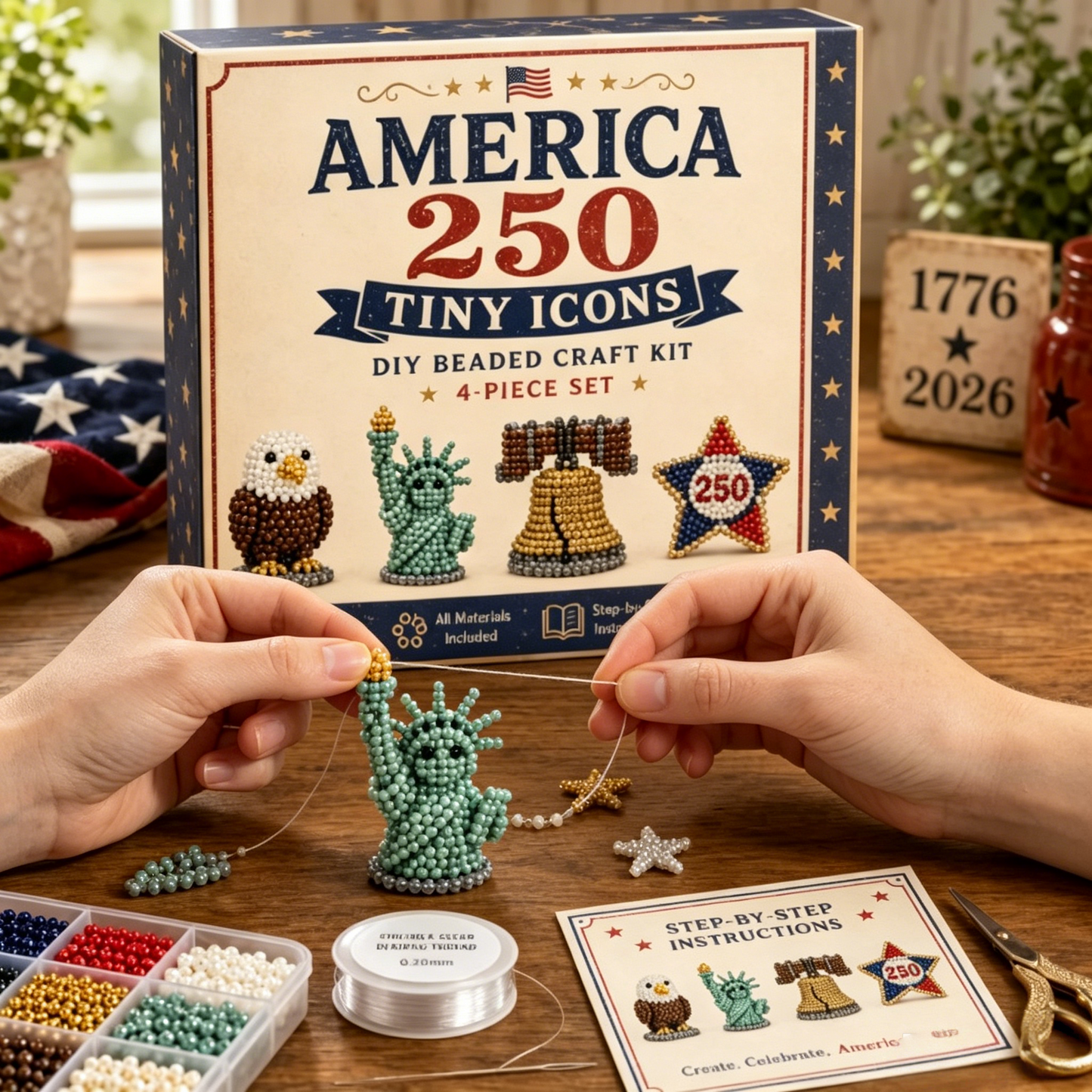 ❤️250th Anniversary Beaded DIY Kit