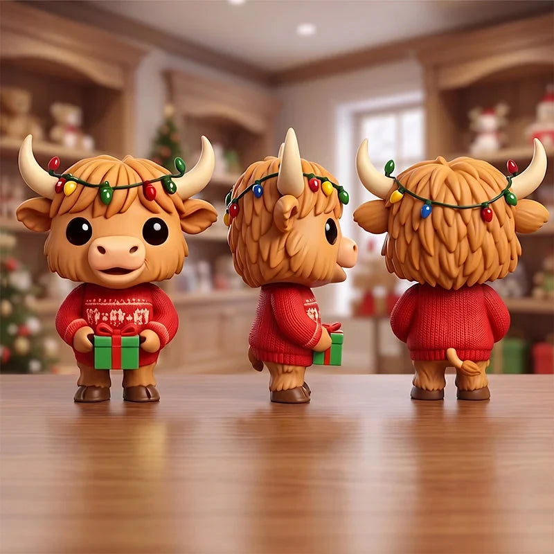 ๐ฎ Highland Cow Advent Calendar 2027 | Cute 3D Highland Cow Mini Figurines Advent Box