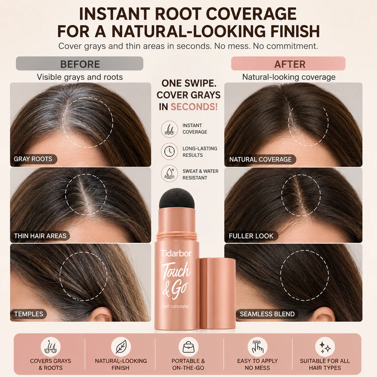⭐ Cover Gray Roots Instantly — No Salon Visit Needed
