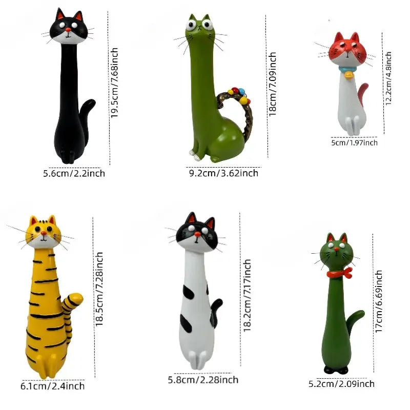 Handmade quirky cat-shaped vase