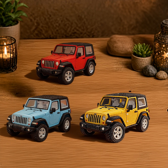 🚙 3D Beaded DIY Car Craft Kit