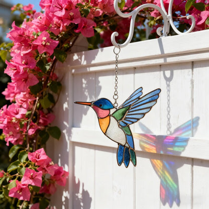 🌈Limited-time 60% Off Sale-✨Hummingbird Stained Glass Suncatcher