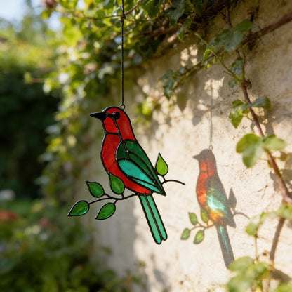 🌈Limited-time 60% Off Sale-✨Hummingbird Stained Glass Suncatcher