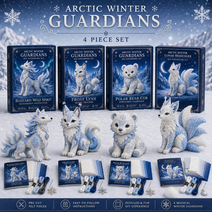 ❄️Arctic Winter Guardians DIY Patchwork Kit 🔥