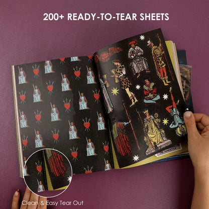 🧙🔮The Mystic Realm Collage Activity Book(✨200+ Pages - Hardcover📕)