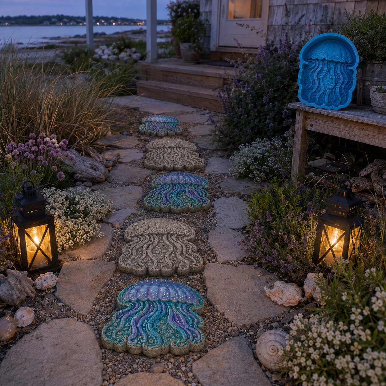 💥 LAST DAY 49% OFF - 🌊 Reusable Ocean Theme Garden Art Mold – Make Your Garden Truly One of a Kind (📦Buy 2 Free Shipping)