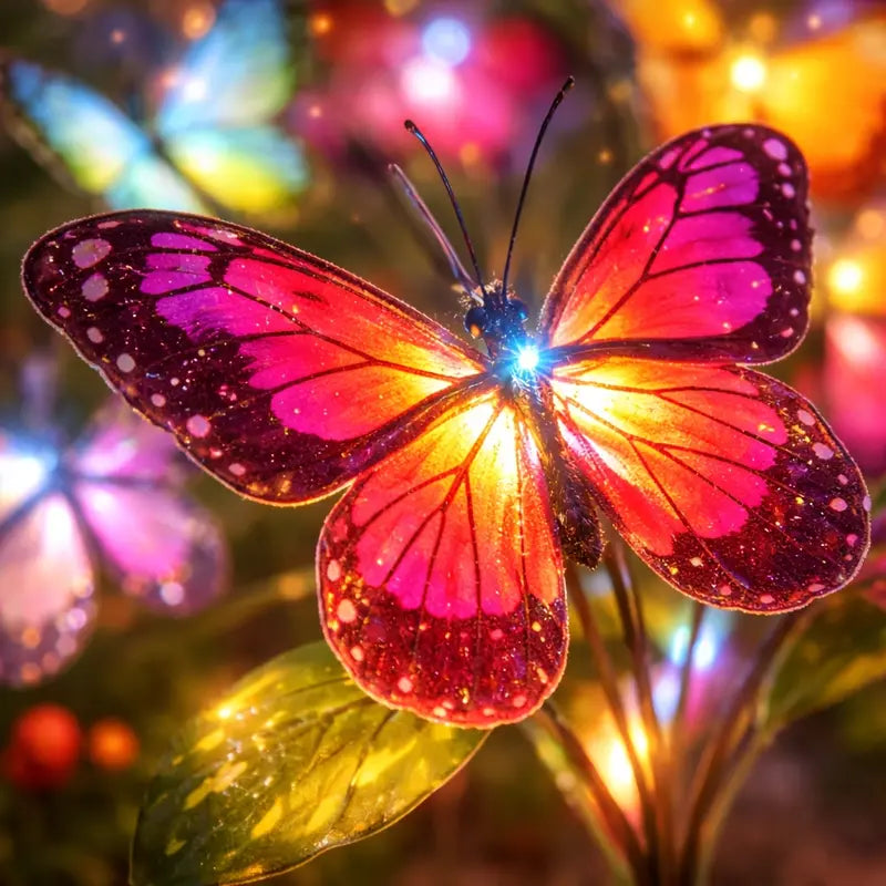 🦋Solar-Powered Simulated Butterfly Lawn Light