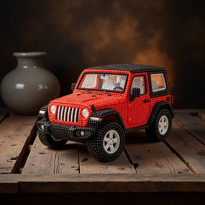 🚙 3D Beaded   DIY  Car Craft Kit