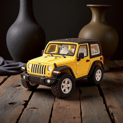 🚙 3D Beaded   DIY  Car Craft Kit