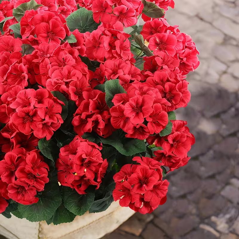 💥LAST DAY 50%OFF 🌷Outdoor Artificial Flowers UV Resistant Garden Plants Faux Flowers For Home Kitchen Table Centerpieces Patio Decor