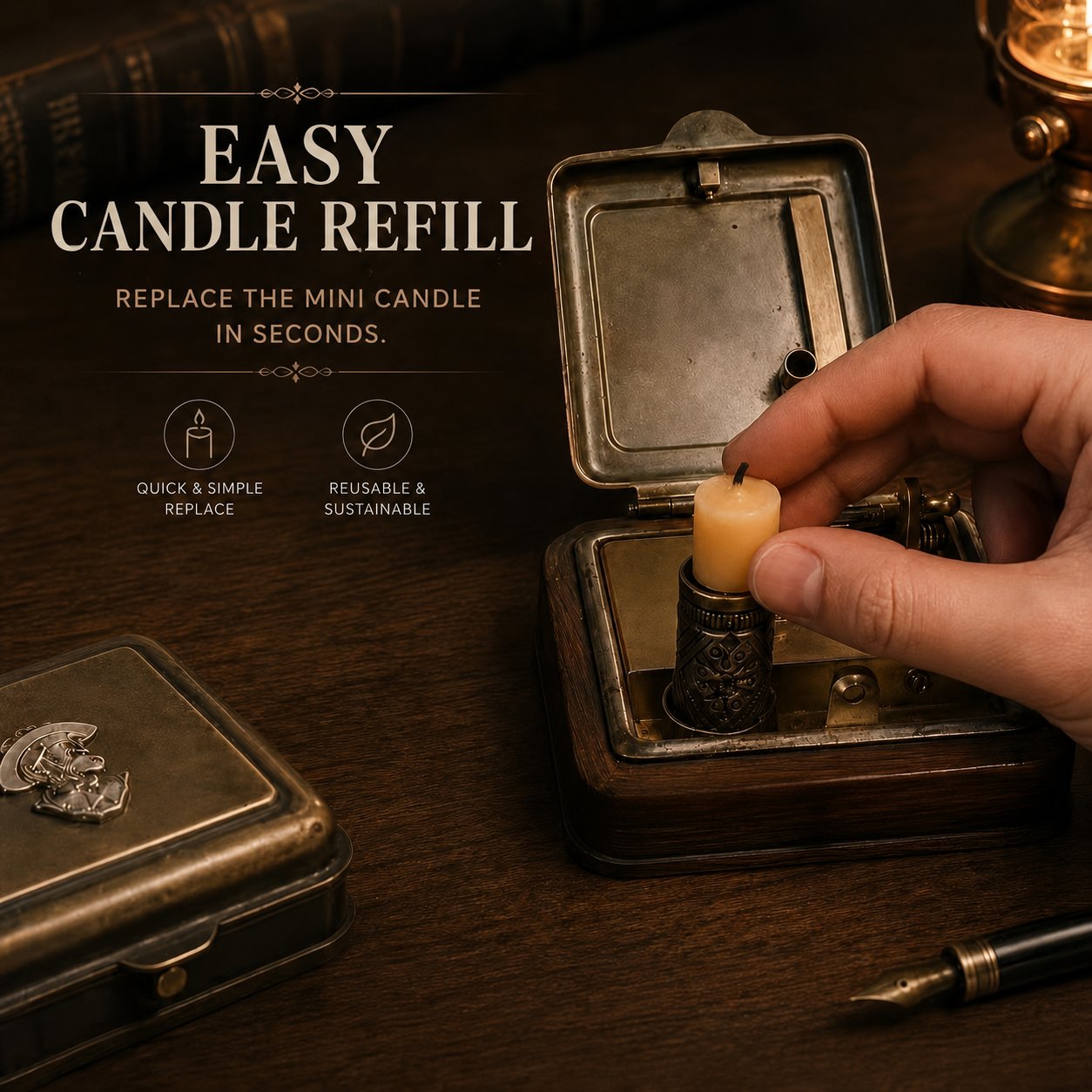 🕯️19th Century Mechanical Candle Box