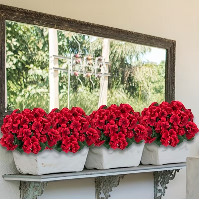 💥LAST DAY 50%OFF 🌷Outdoor Artificial Flowers UV Resistant Garden Plants Faux Flowers For Home Kitchen Table Centerpieces Patio Decor