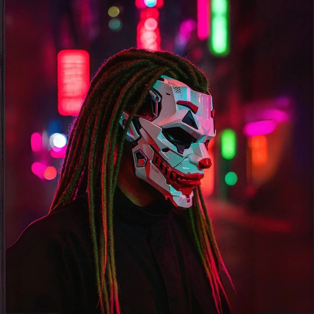 🔥Hot Sale 49% OFF🔥Cyberpunk Joker Mask - The Ultimate Cosplay  Statement Piece