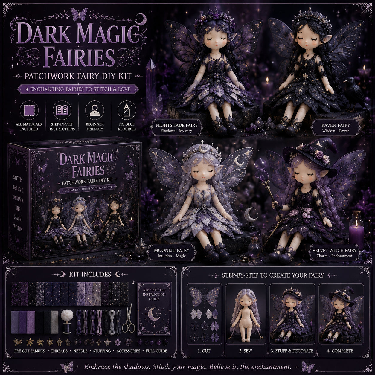 🧚Fairy Patchwork DIY Collection