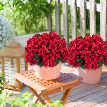 💥LAST DAY 50%OFF 🌷Outdoor Artificial Flowers UV Resistant Garden Plants Faux Flowers For Home Kitchen Table Centerpieces Patio Decor