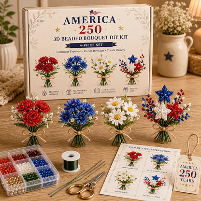 ❤️250th Anniversary Beaded  DIY Kit