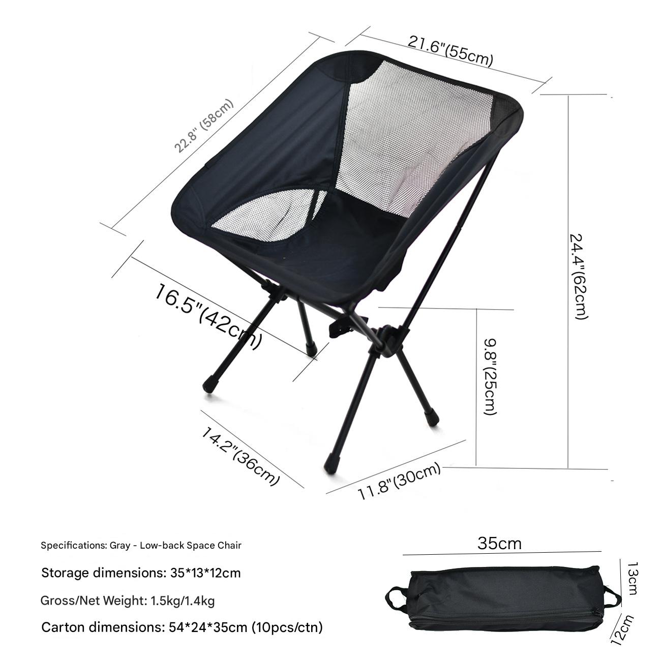 Ultralight High-Back Camping Chair