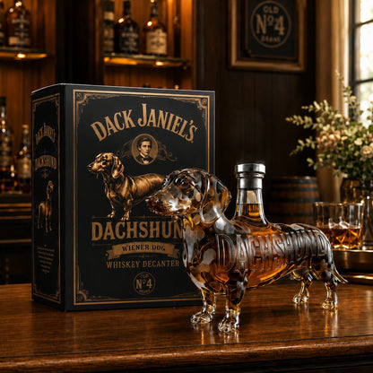 Dack Janiel’s Dachshund Wiener Dog Whiskey Decanter