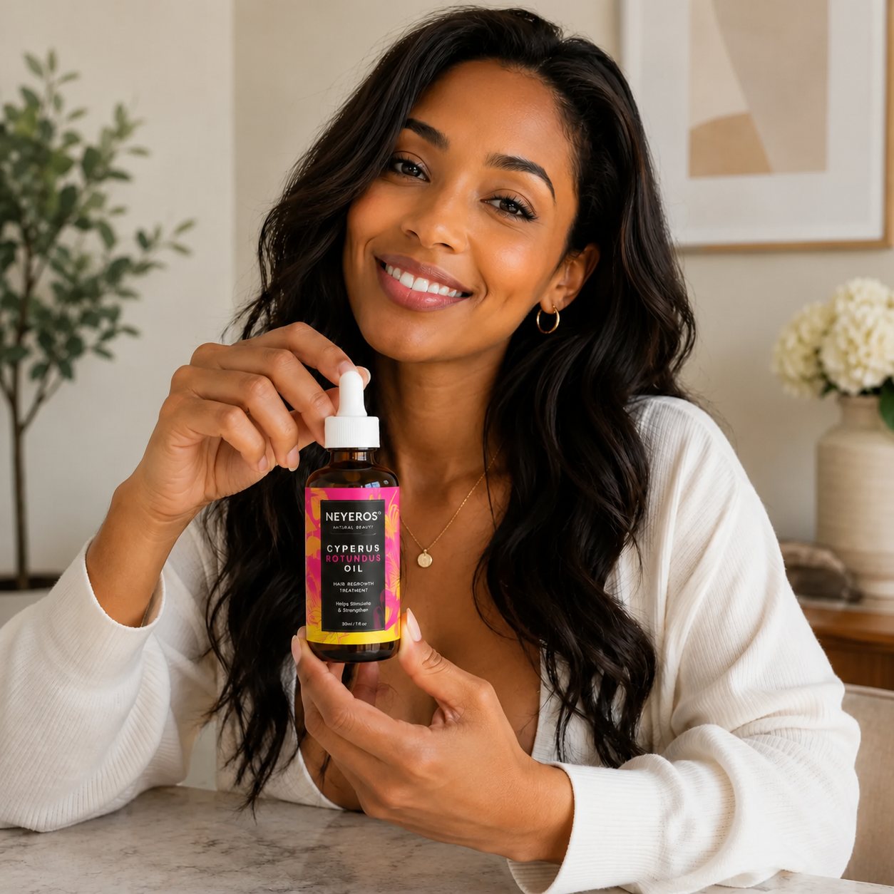 Natural Hair-Reducing Serum with Cyperus Rotundus