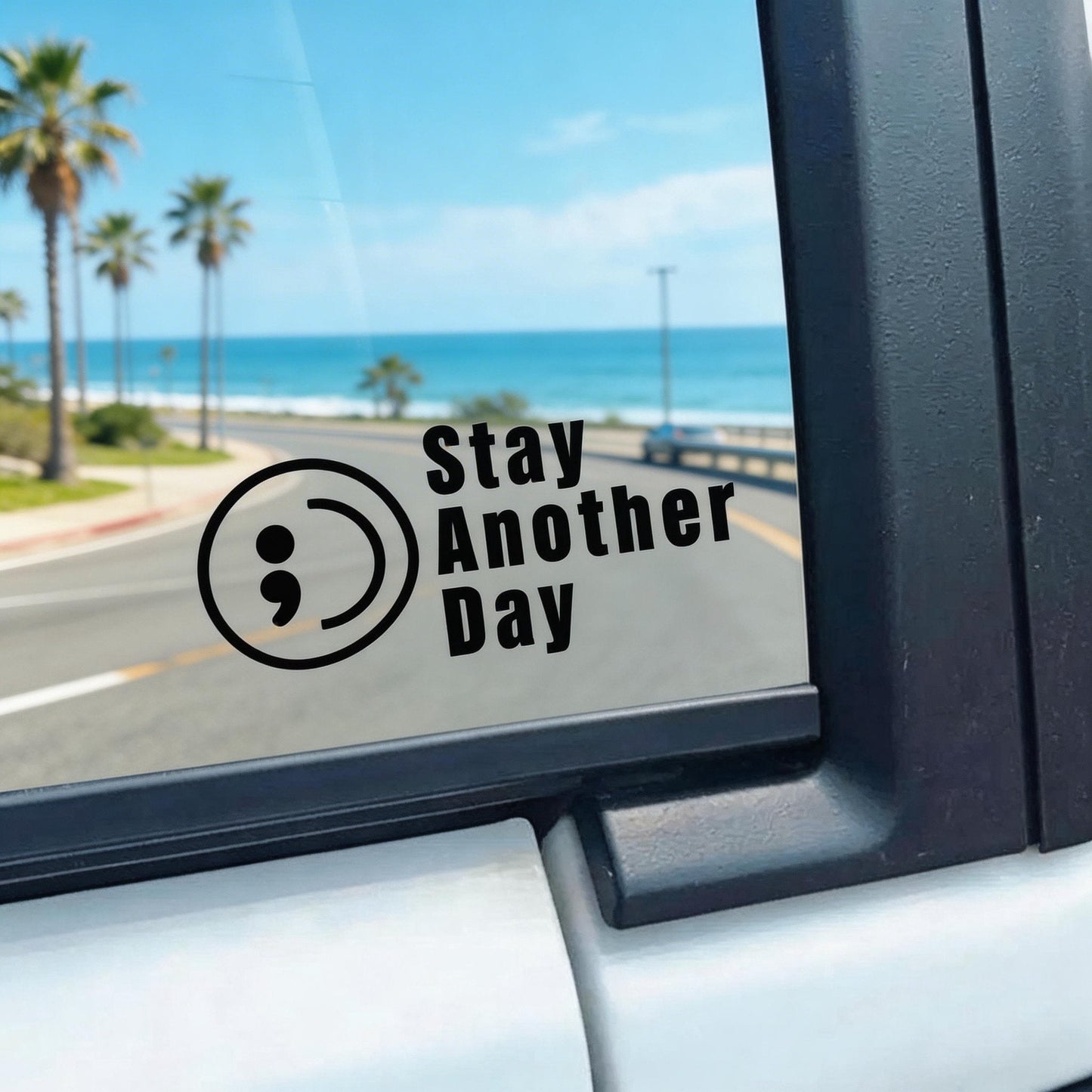 🎗️Share Pack❤️ SAD Mental Health Awareness Car Decal⏰BUY 1 GET 3 FREE