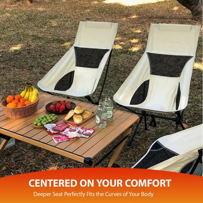Ultralight High-Back Camping Chair