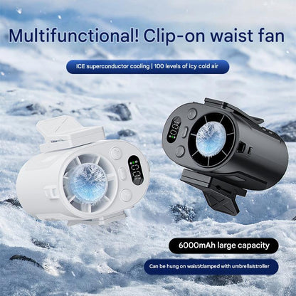 Waist-Clip Portable Fan