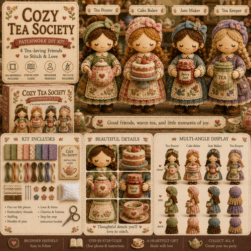 🎁Last Day:49% OFF🧵 Tiny Worlds Collection – Patchwork DIY Kit Series
