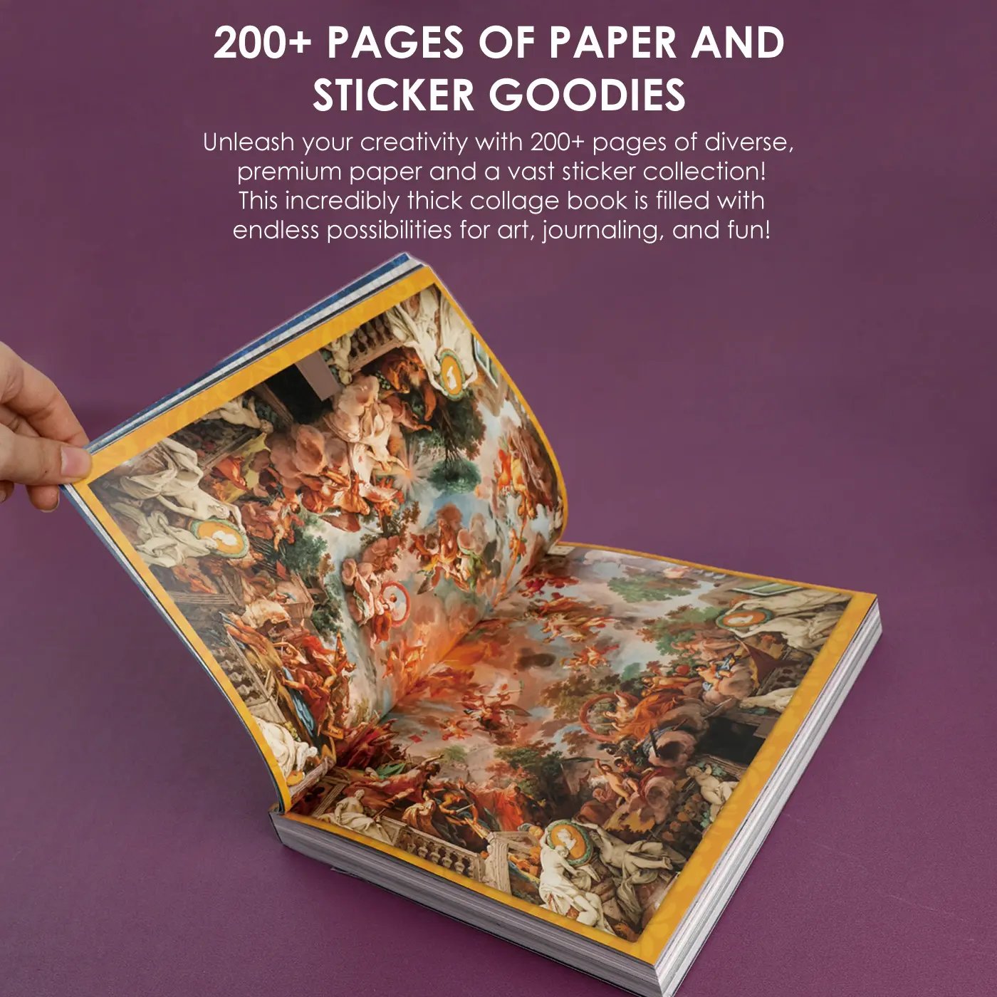 🧙🔮The Mystic Realm Collage Activity Book(✨200+ Pages - Hardcover📕)