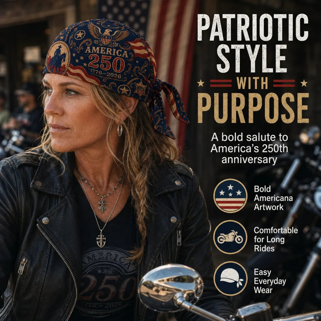 🦅U.S. 250th Anniversary Pirate Bandana
