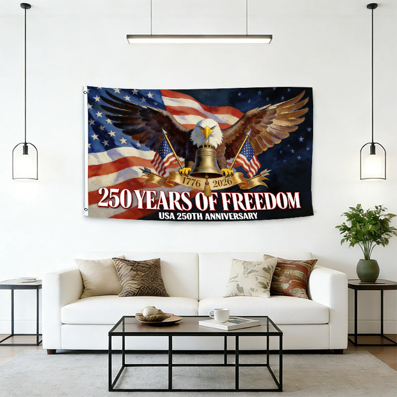 The Eagle Rises: America 250th Anniversary Flag