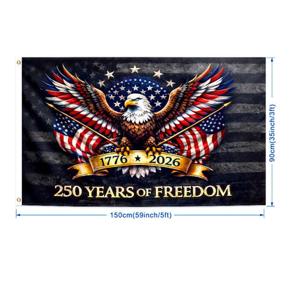 The Eagle Rises: America 250th Anniversary Flag