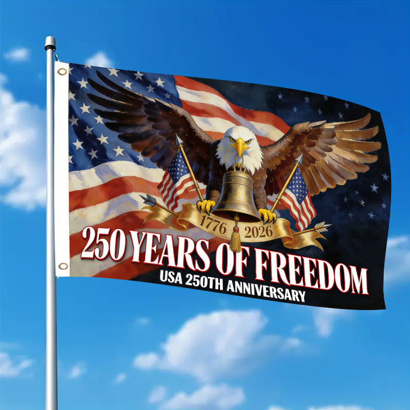 The Eagle Rises: America 250th Anniversary Flag