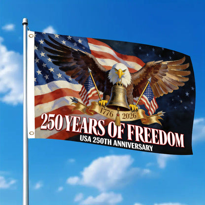 The Eagle Rises: America 250th Anniversary Flag