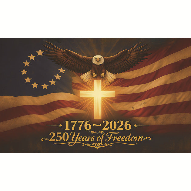 The Eagle Rises: America 250th Anniversary Flag