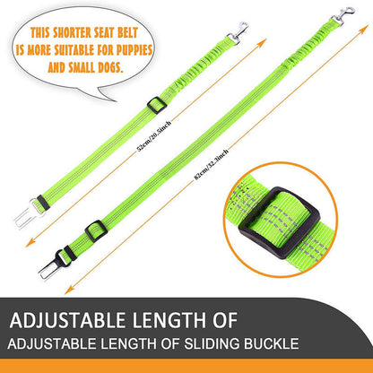Adjustable Elastic Dog Car Seat Belt
