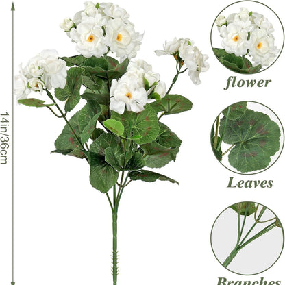 💥LAST DAY 50%OFF 🌷Outdoor Artificial Flowers UV Resistant Garden Plants Faux Flowers For Home Kitchen Table Centerpieces Patio Decor
