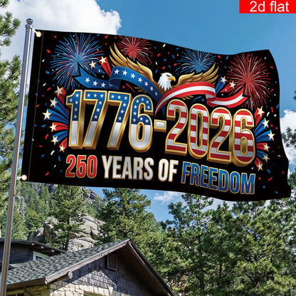 The Eagle Rises: America 250th Anniversary Flag
