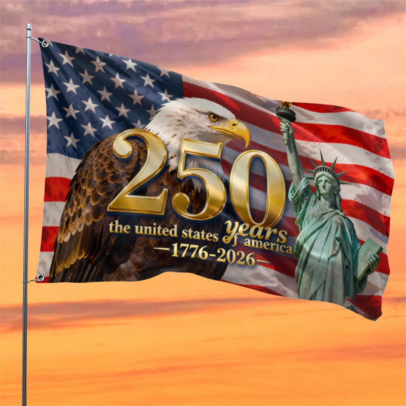 The Eagle Rises: America 250th Anniversary Flag