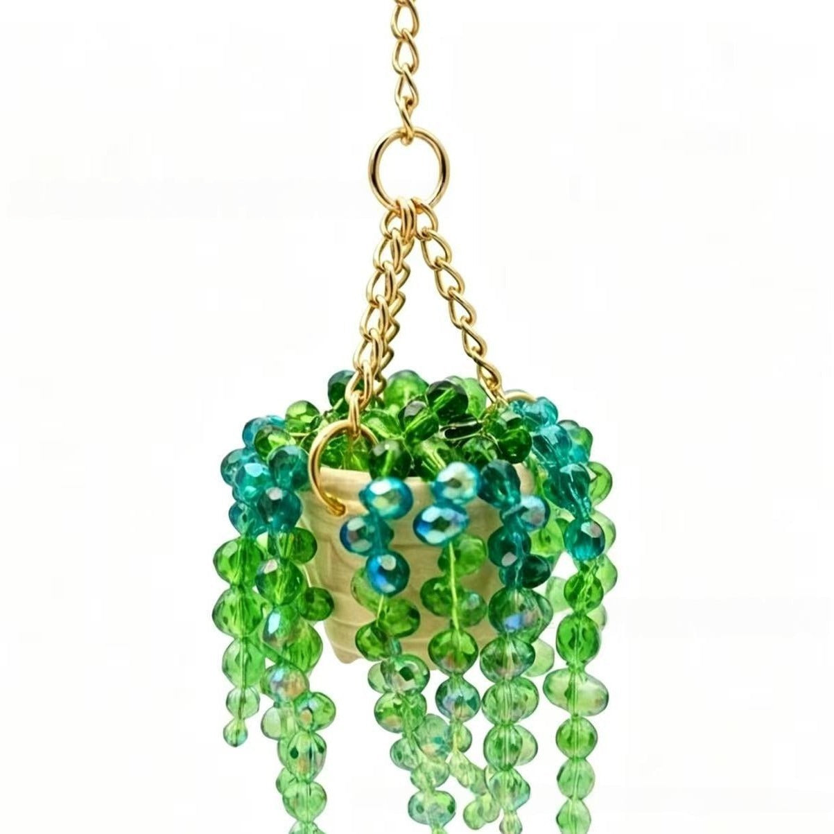 Beaded Plant Suncatcher