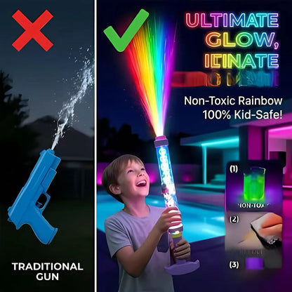 🌈 LED Rainbow Light Water Blaster
