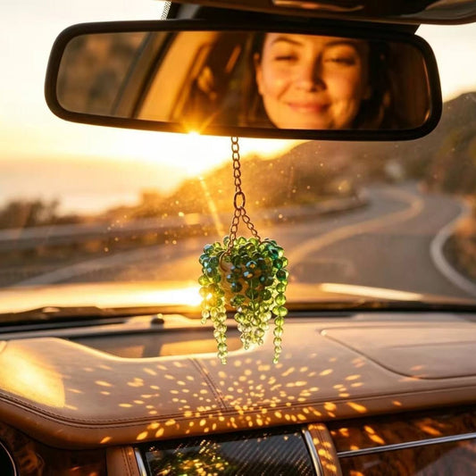 Beaded Plant Suncatcher