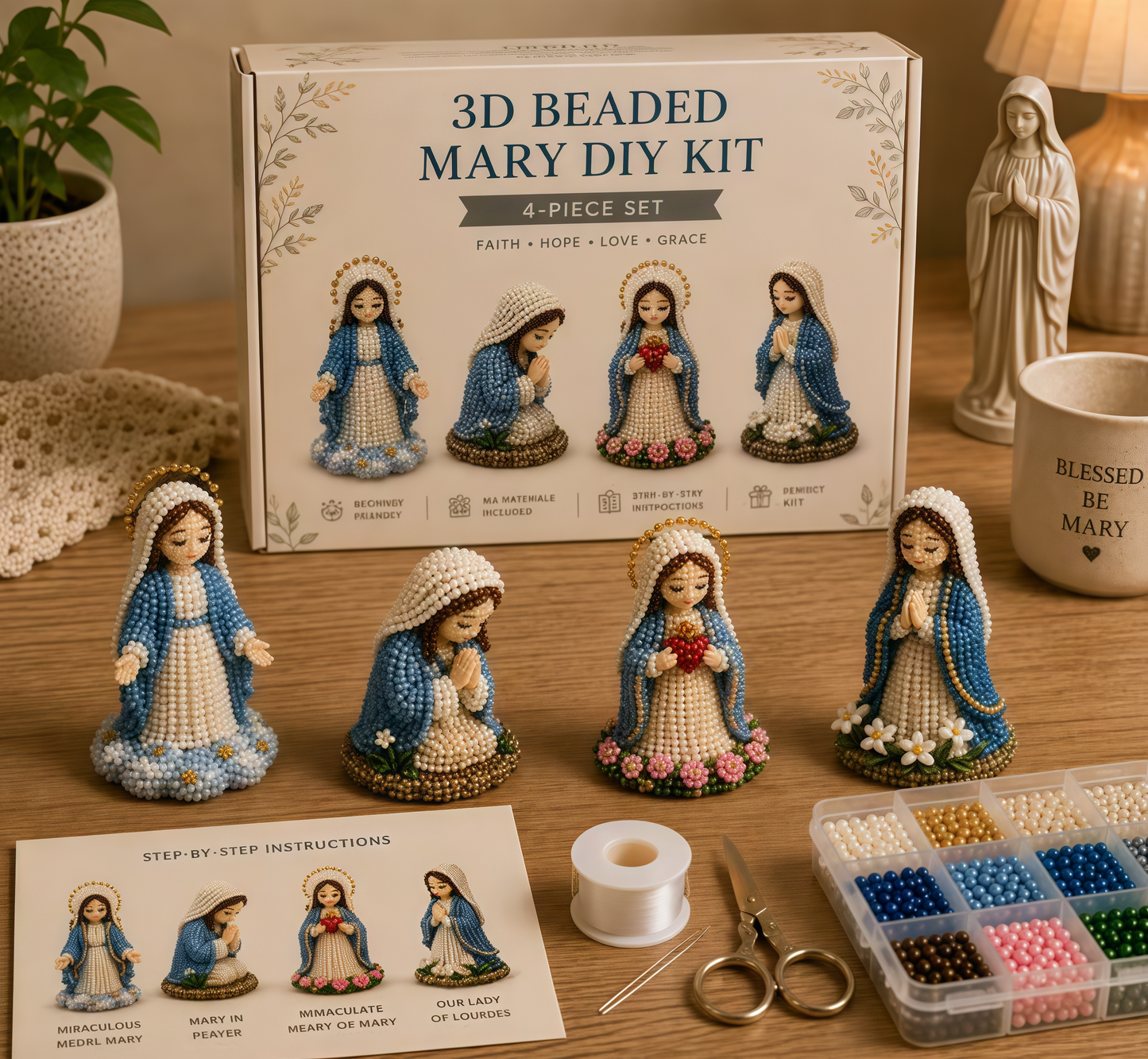 ✝️3D Beaded Christian DIY Kit
