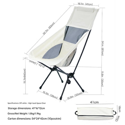 Ultralight High-Back Camping Chair