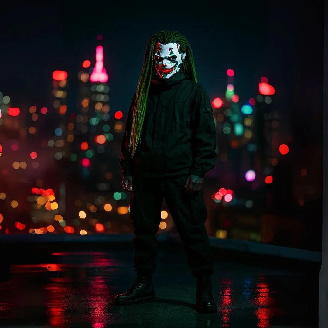 🔥Hot Sale 49% OFF🔥Cyberpunk Joker Mask - The Ultimate Cosplay  Statement Piece