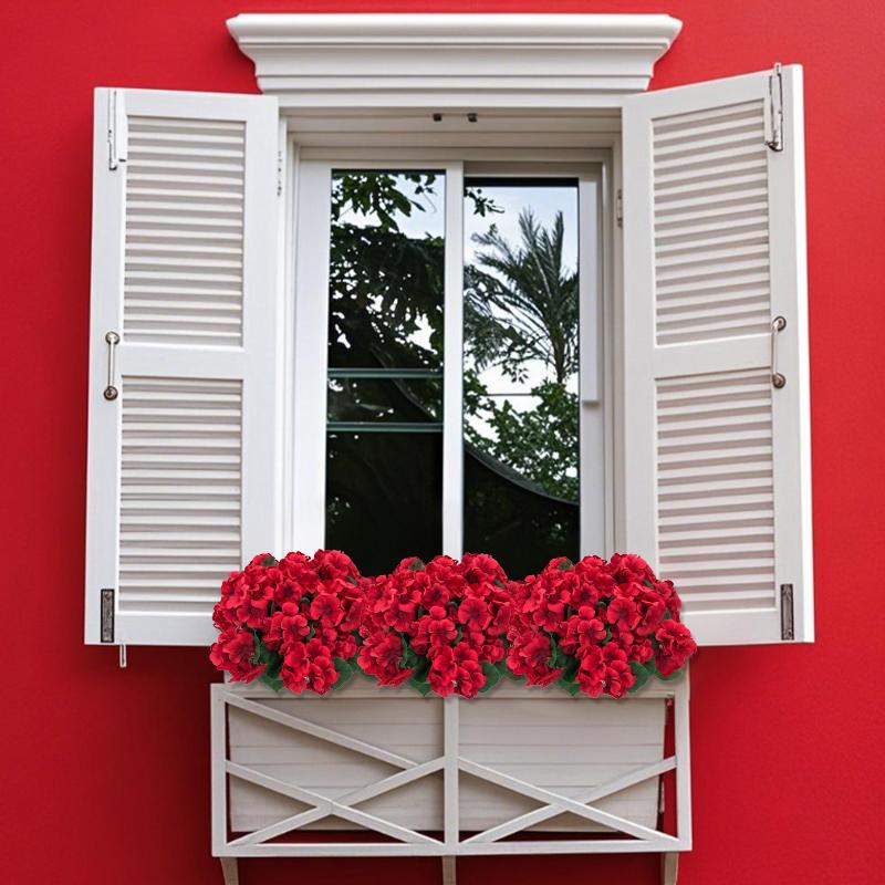 💥LAST DAY 50%OFF 🌷Outdoor Artificial Flowers UV Resistant Garden Plants Faux Flowers For Home Kitchen Table Centerpieces Patio Decor