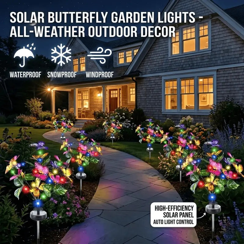 🦋Solar-Powered Simulated Butterfly Lawn Light
