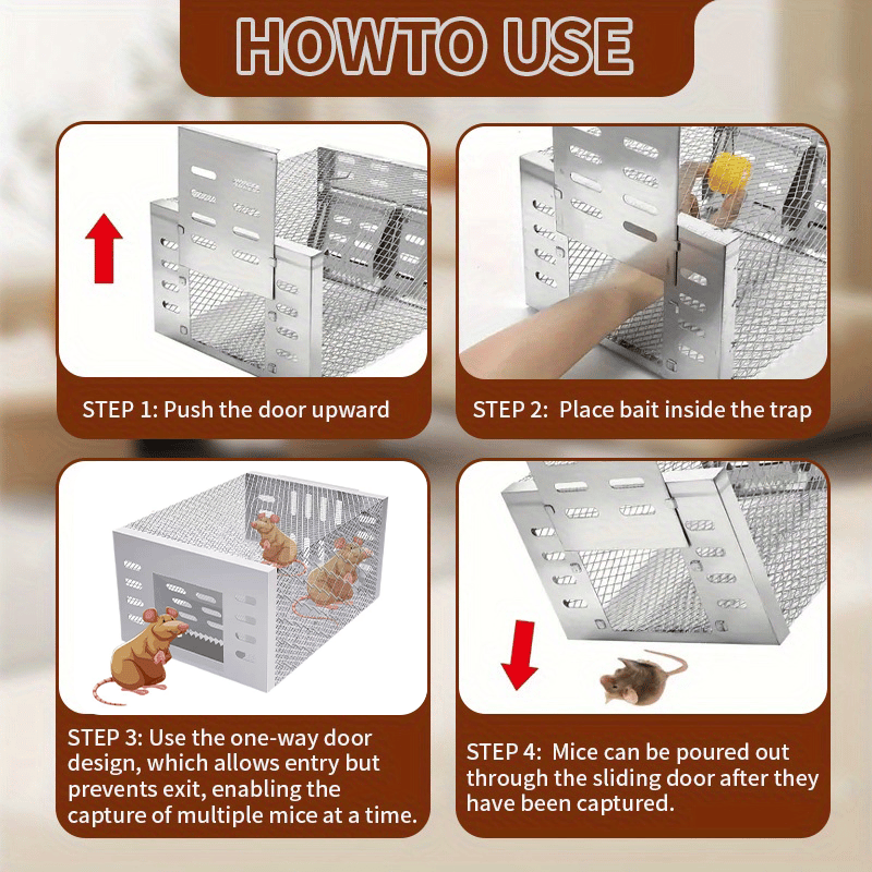 🐁Stainless Steel Automatic Mousetrap