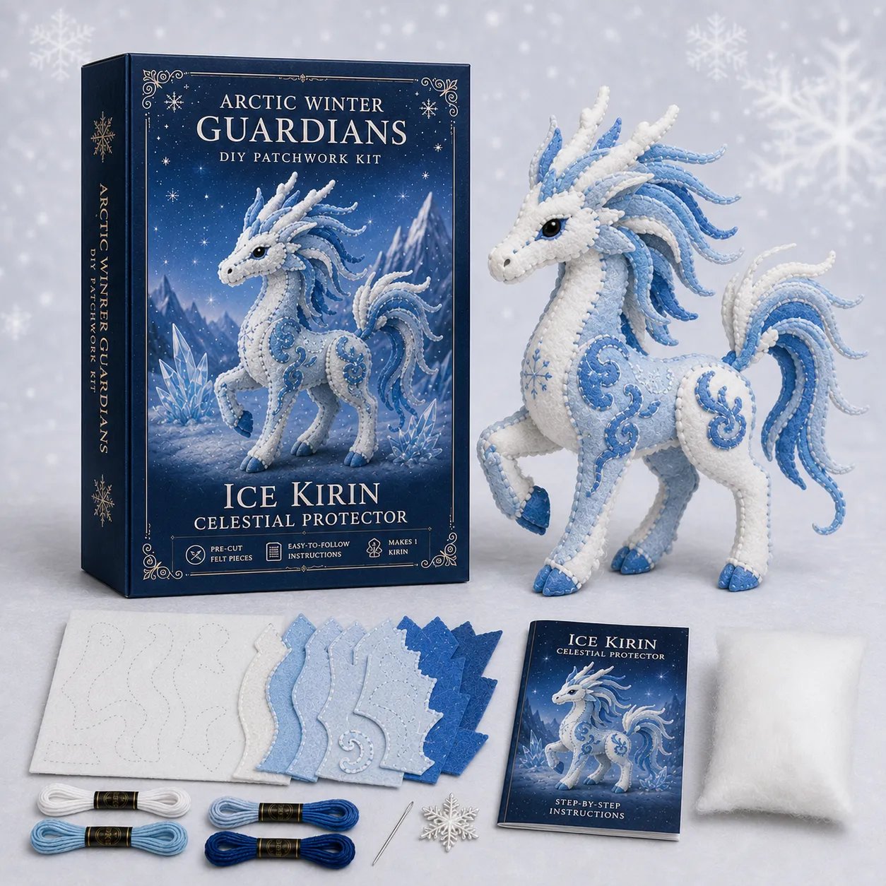 ❄️Arctic Winter Guardians DIY Patchwork Kit 🔥