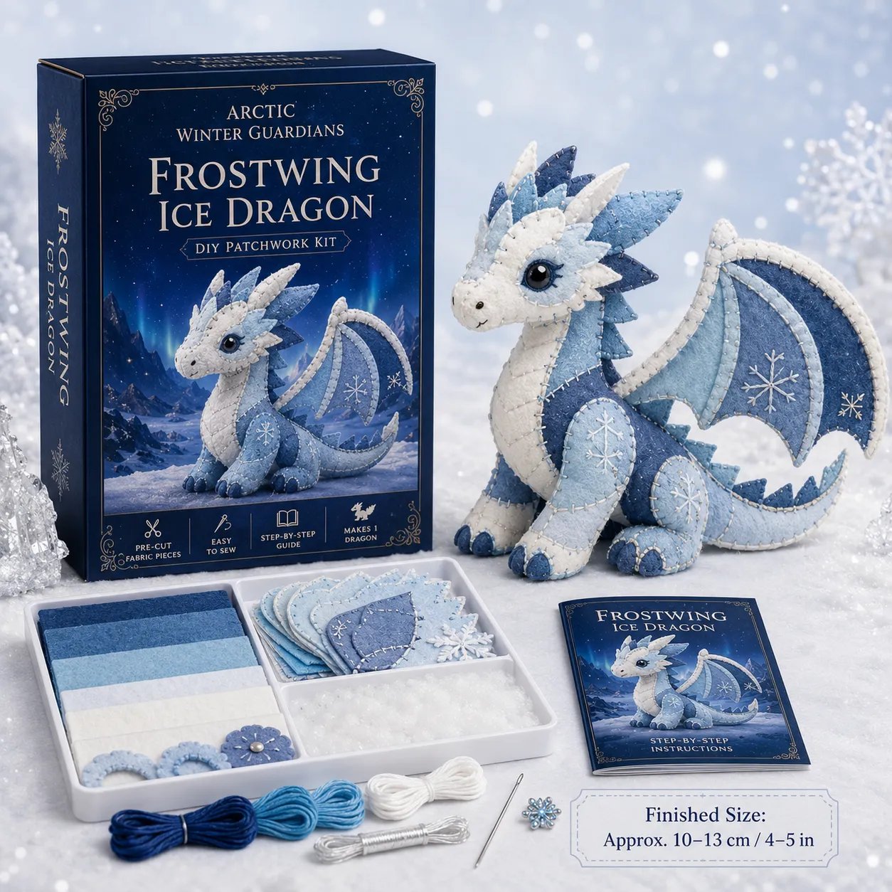 ❄️Arctic Winter Guardians DIY Patchwork Kit 🔥